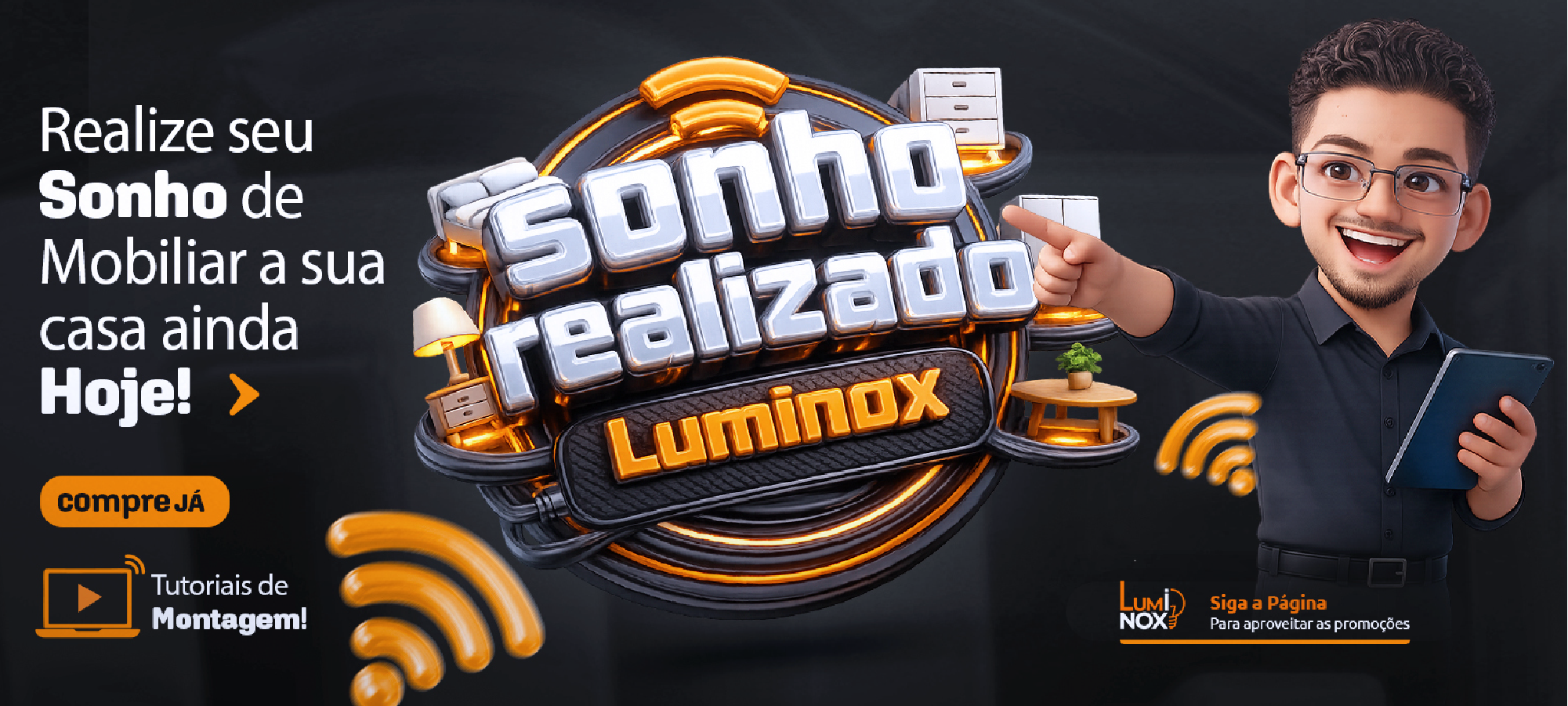 Banner para e-commerce Luminox criado pela HYPE